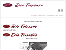 Tablet Screenshot of cut-point-die-friseure.de